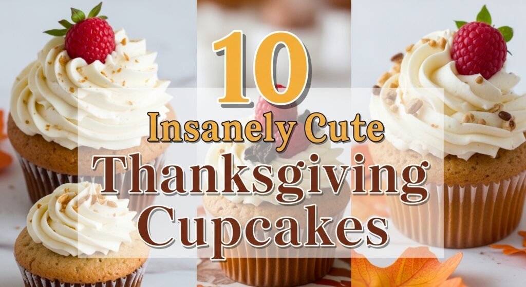 10 Insanely Cute Thanksgiving Cupcakes