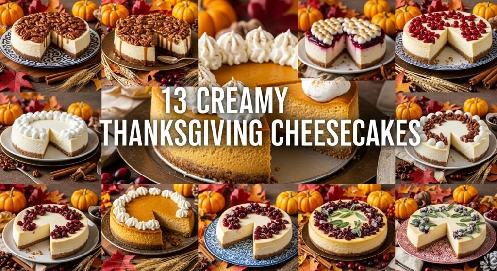 13 Creamy Thanksgiving Cheesecakes