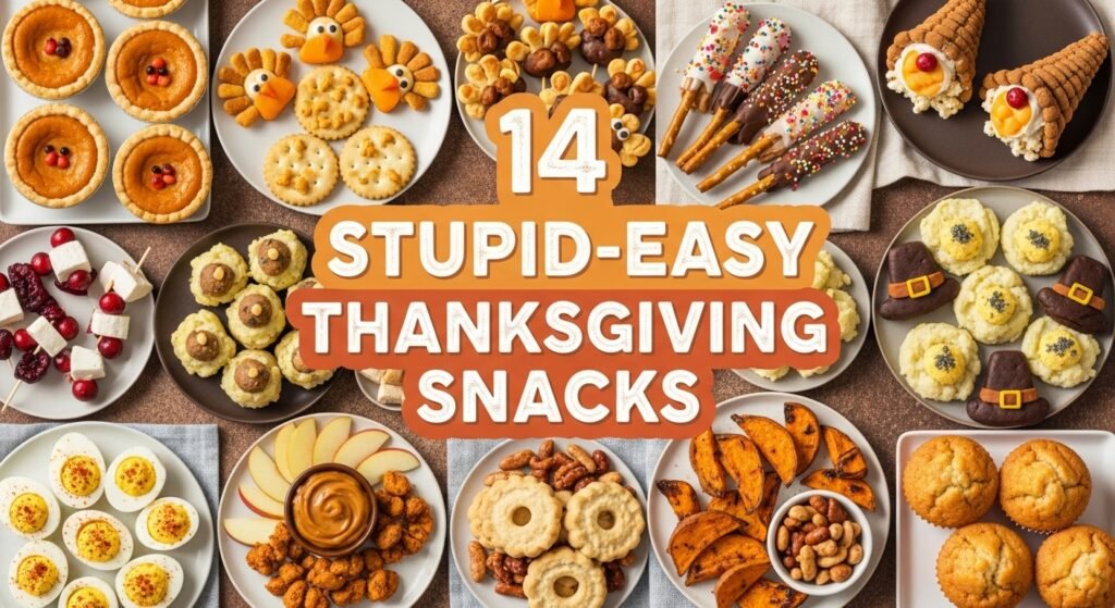 14 Stupid-Easy Thanksgiving Snacks