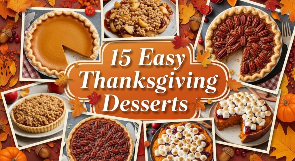 15 Easy Thanksgiving Desserts