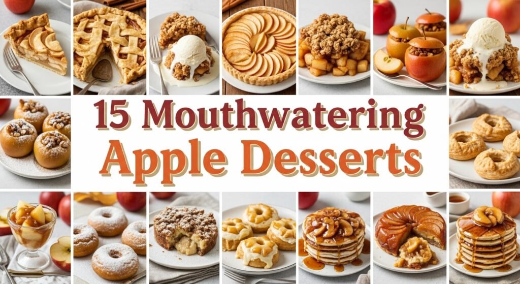 15 Mouthwatering Apple Desserts