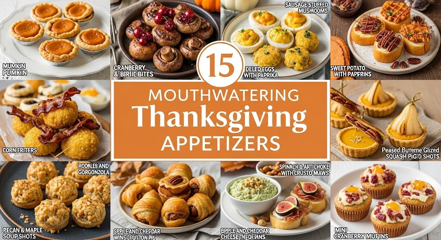 15 Mouthwatering Thanksgiving Appetizers to Impress Guests