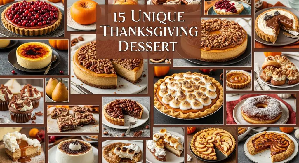 15 Unique Thanksgiving Dessert