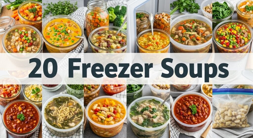 20 Freezer Soups t