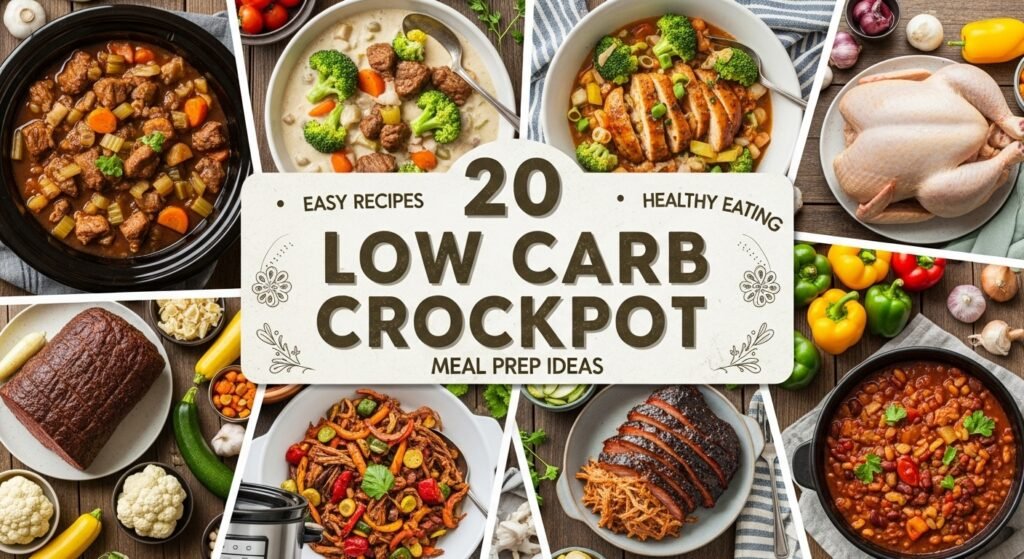 20 Low Carb Crockpot Meals