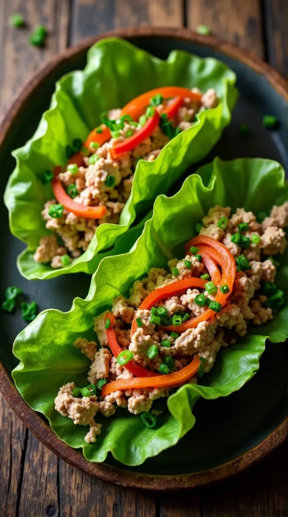 Thai Turkey Lettuce Wraps