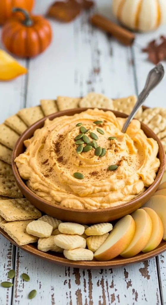 3-Ingredient Pumpkin Fluff Dip