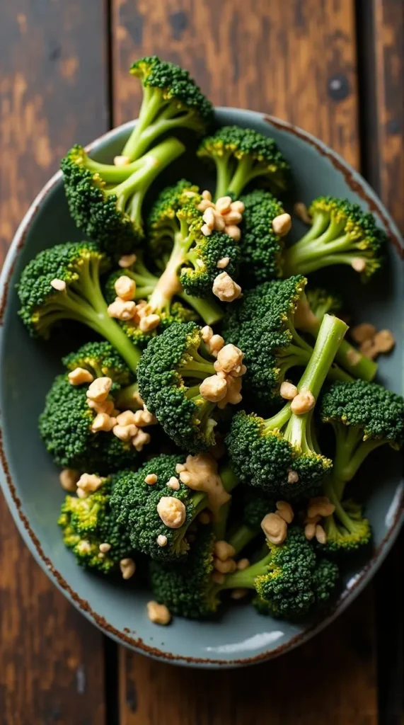 8. Charred Broccoli with Tahini Drizzle