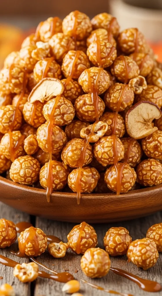Apple Cider Caramel Corn