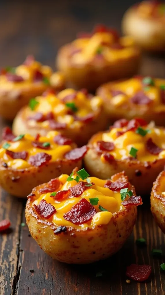 Bacon Cheddar Potato Skins