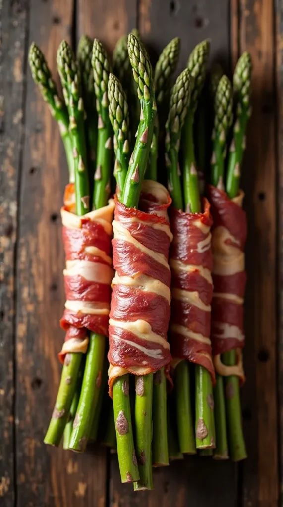 . Bacon-Wrapped Asparagus Bundles