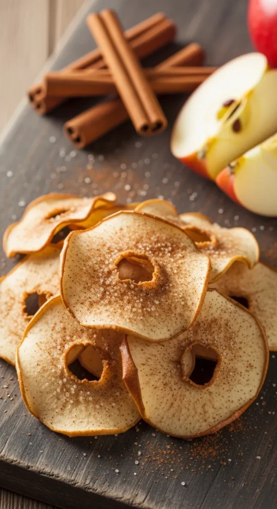 Baked Cinnamon Apple Chips