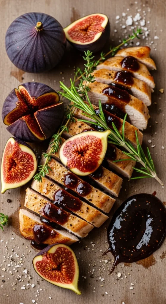 Balsamic Fig Turkey Cutlets