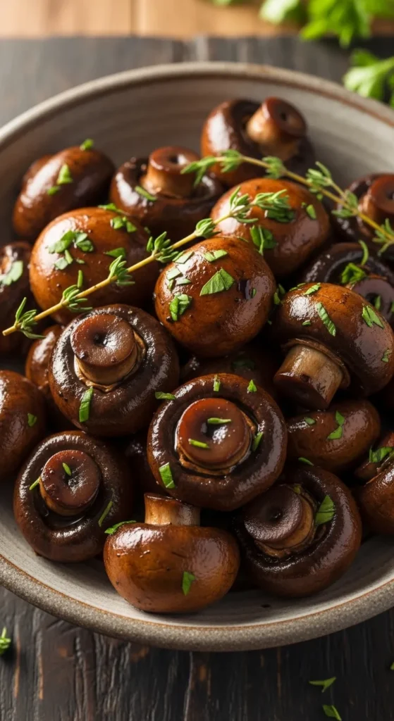 Balsamic Glazed Mushrooms