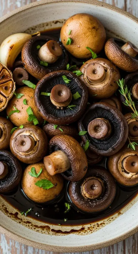 Balsamic Roasted Mushrooms