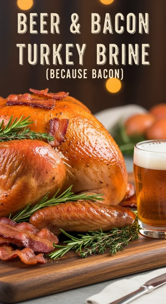 Beer & Bacon Turkey Brine (Because Bacon)