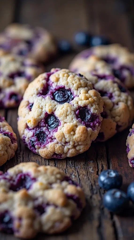 Blueberry White Chocolate Cookies Recipe