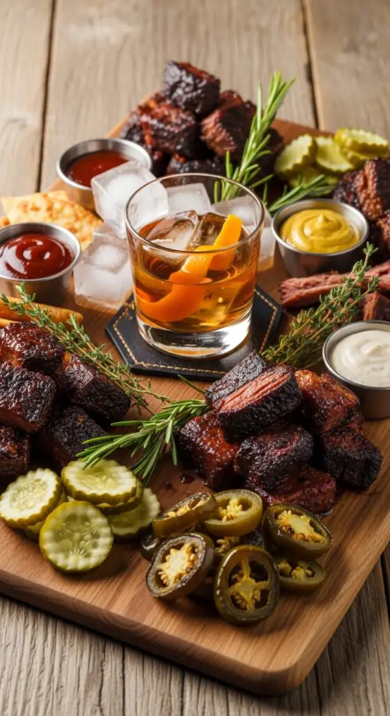 Bourbon & Burnt Ends Board