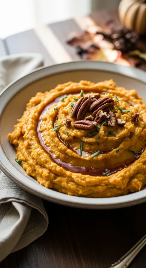 Brown Butter Maple Sweet Potato Mash