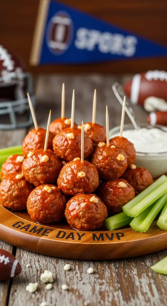 Buffalo Turkey Meatballs (Game Day MVP)