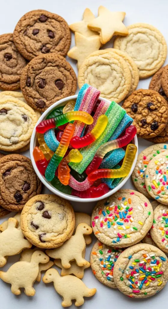 Candy & Cookie Dessert Board for Kids (and Big Kids)