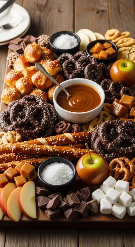 Caramel & Salted Pretzel Dessert Board