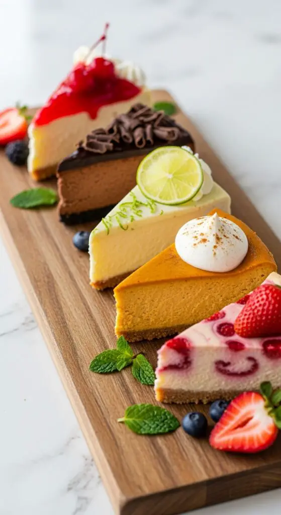 Cheesecake Sampler Platter