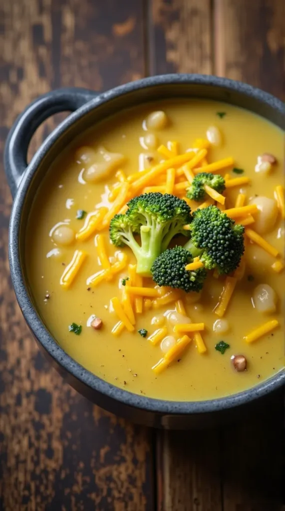 Cheesy Broccoli Cheddar Soup
