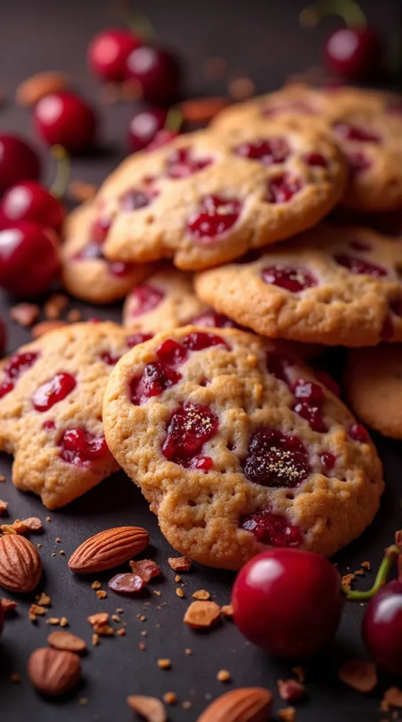 Cherry Almond Cookies Recipe