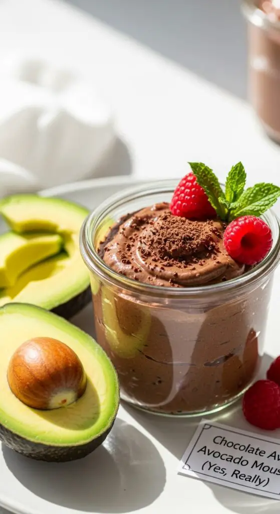 Chocolate Avocado Mousse (Yes, Really)