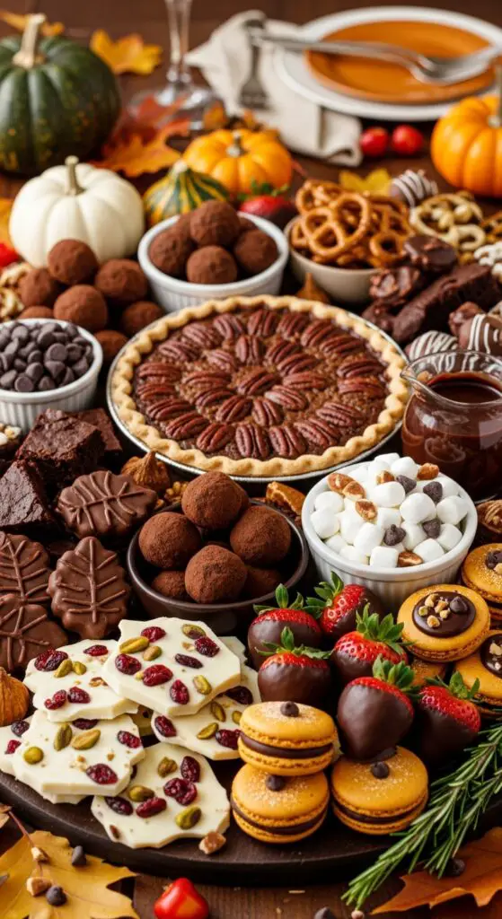 Chocolate Lovers’ Thanksgiving Dessert Board