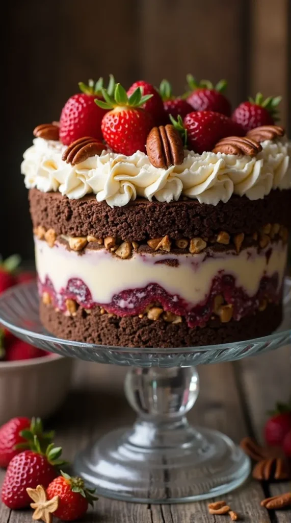 Chocolate Pecan Pie Trifle (Death by Layers)