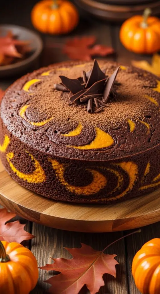 Chocolate Pumpkin Marble Masterpiece