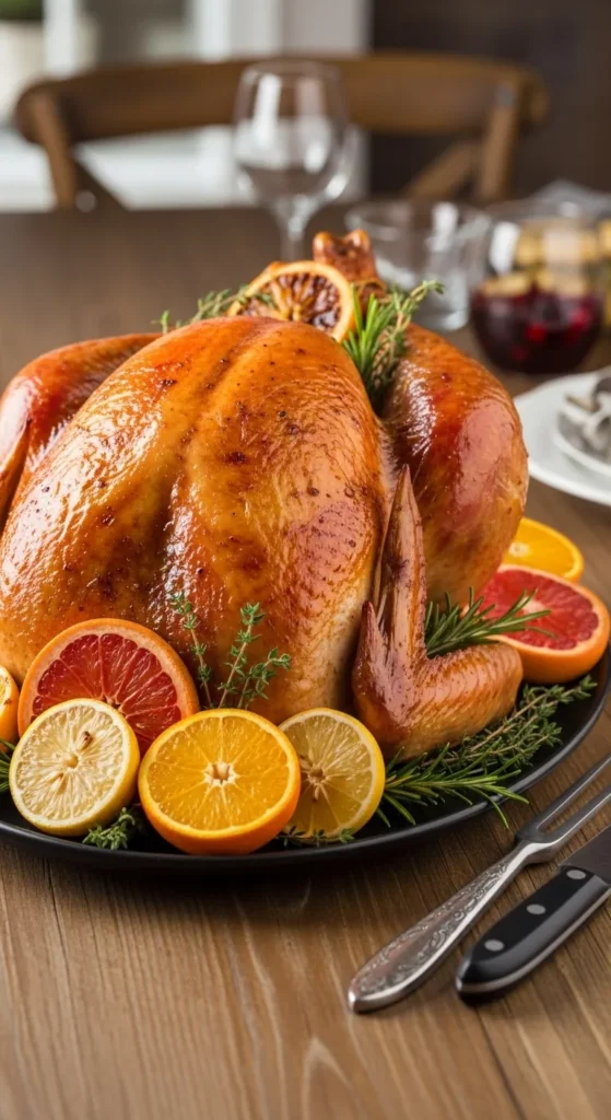 Citrus-Brined Roast Turkey