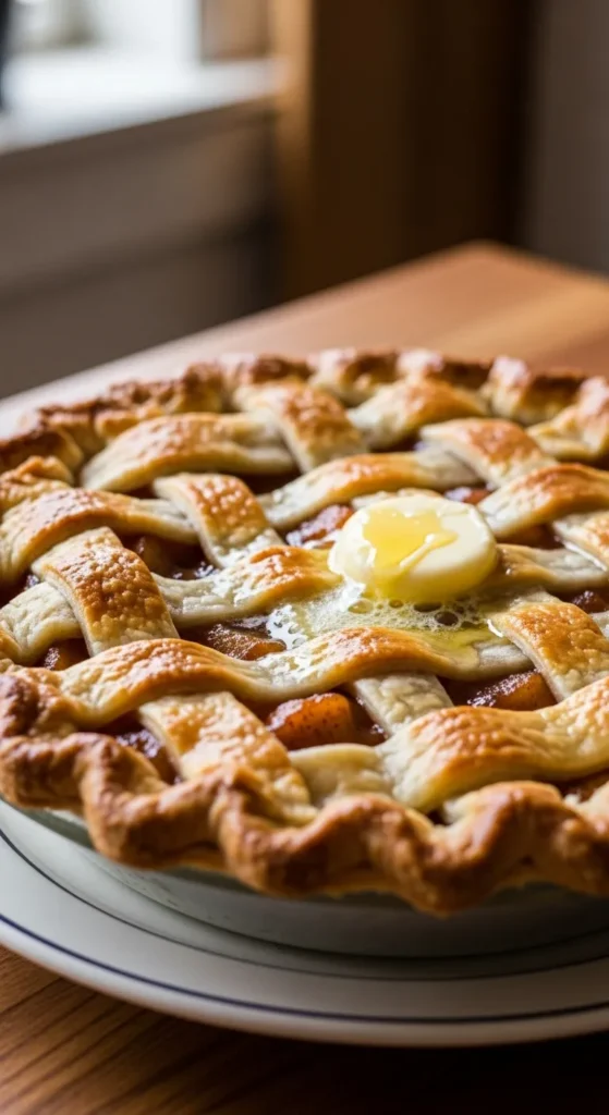 Classic Apple Pie with a Buttery Twist