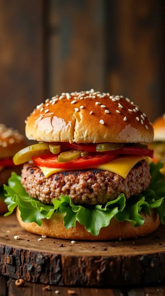 Classic Grilled Turkey Burgers