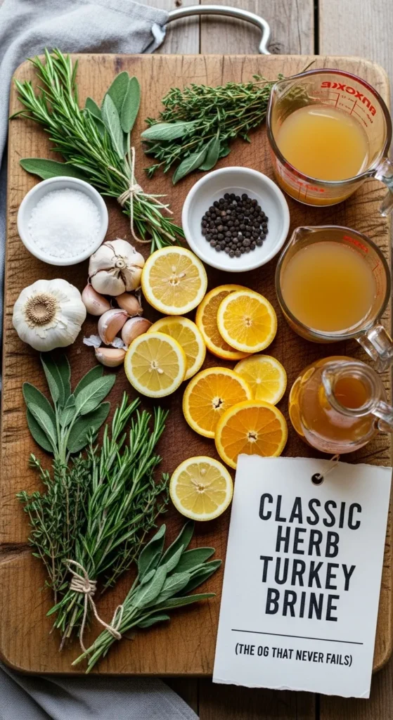 . Classic Herb Turkey Brine (The OG That Never Fails)