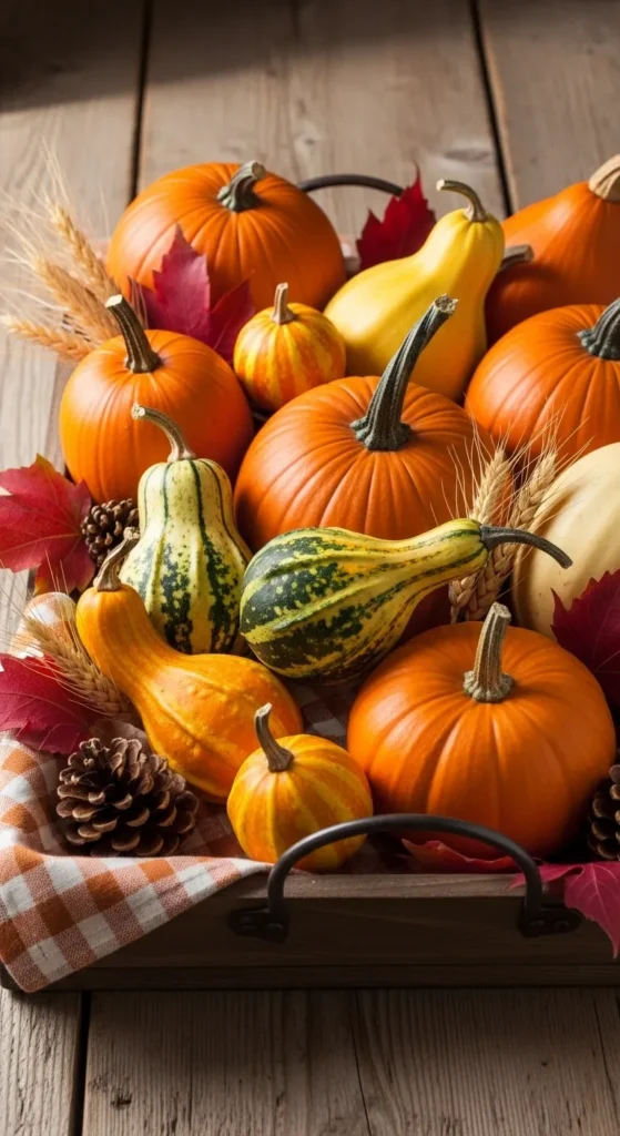 Classic Pumpkin Harvest Tray