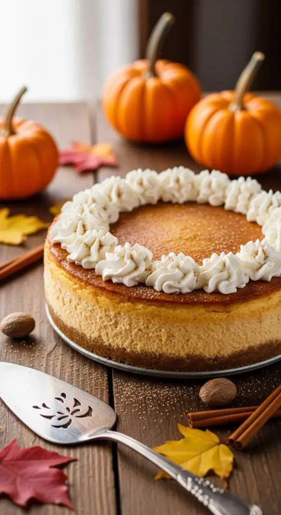 Classic Pumpkin Spice Cheesecake