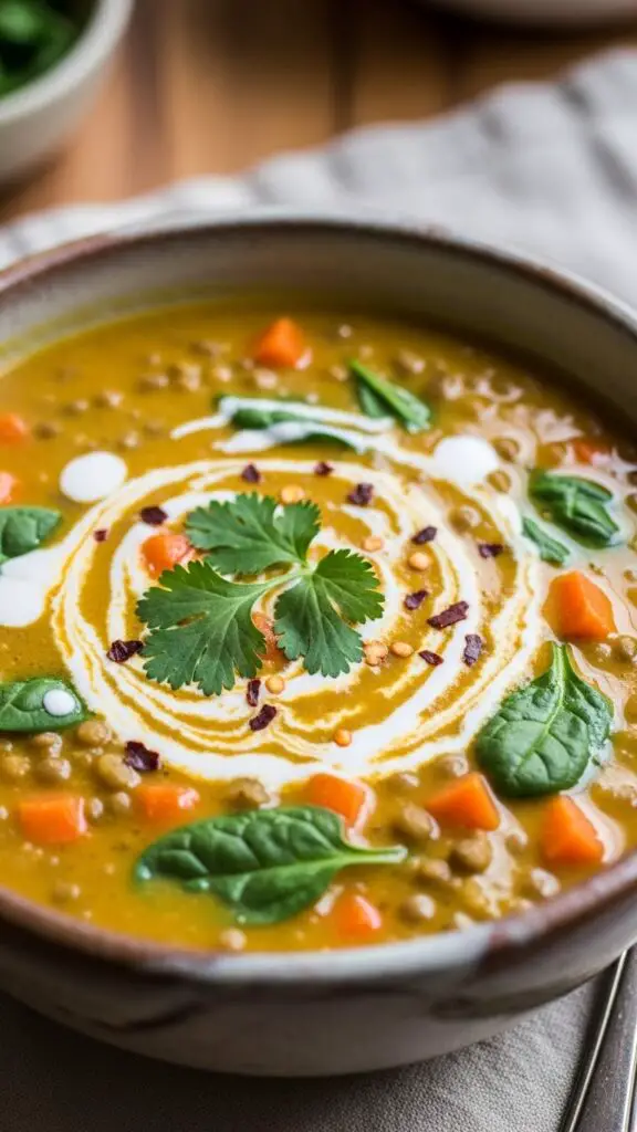 Coconut Curry Lentil Soup