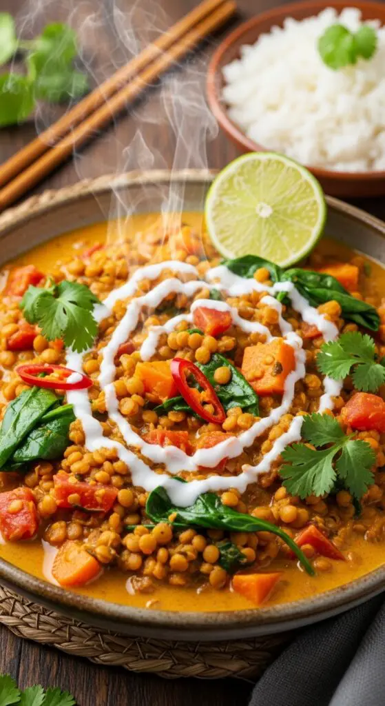 Coconut Curry Lentils