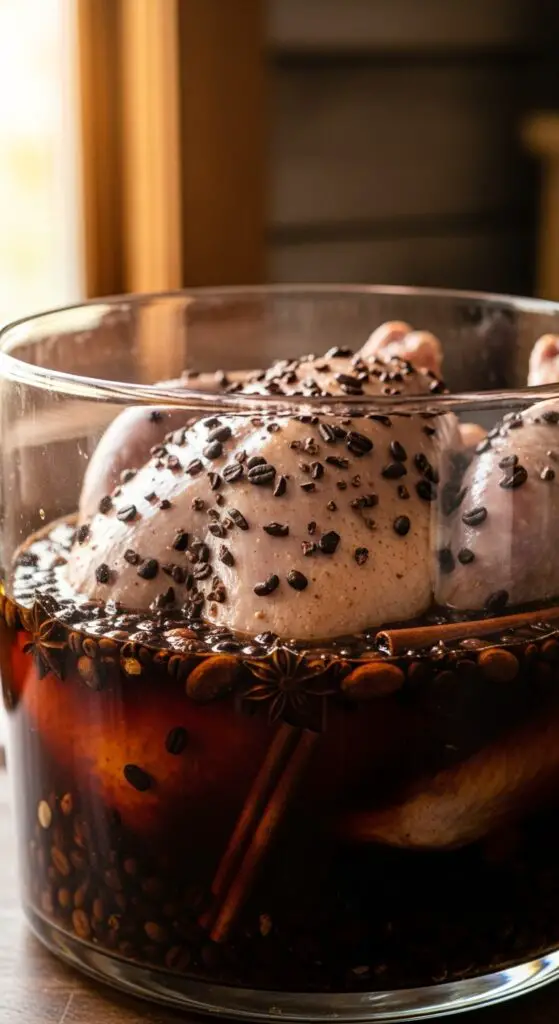 Coffee & Cocoa Turkey Brine (Morning Buzz Meets Dinner)
