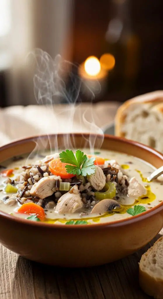 Cozy Chicken & Wild Rice Soup