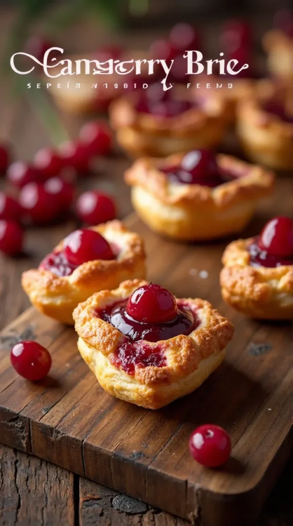 Cranberry Brie Puff Pastry Bites (Sweet-Savory Flex)