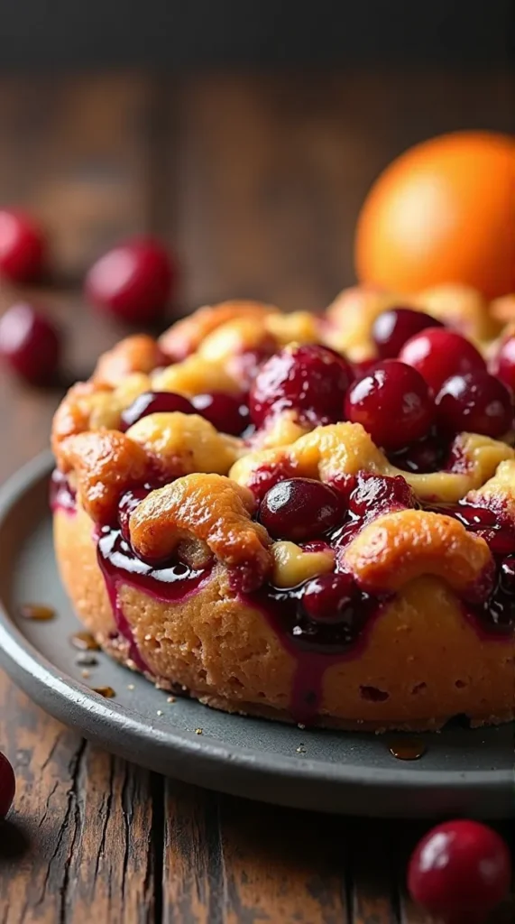 Cranberry Orange Bread Pudding