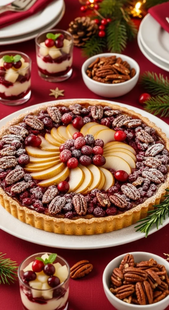 Cranberry-Pear & Candied Pecan Party