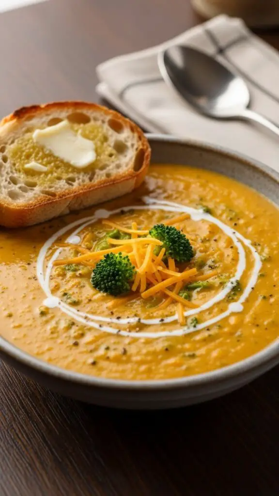 Creamy Broccoli Cheddar Soup