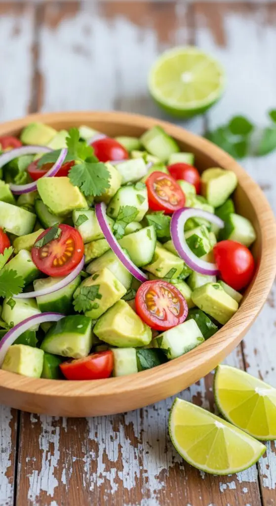 Cucumber Avocado Salsa