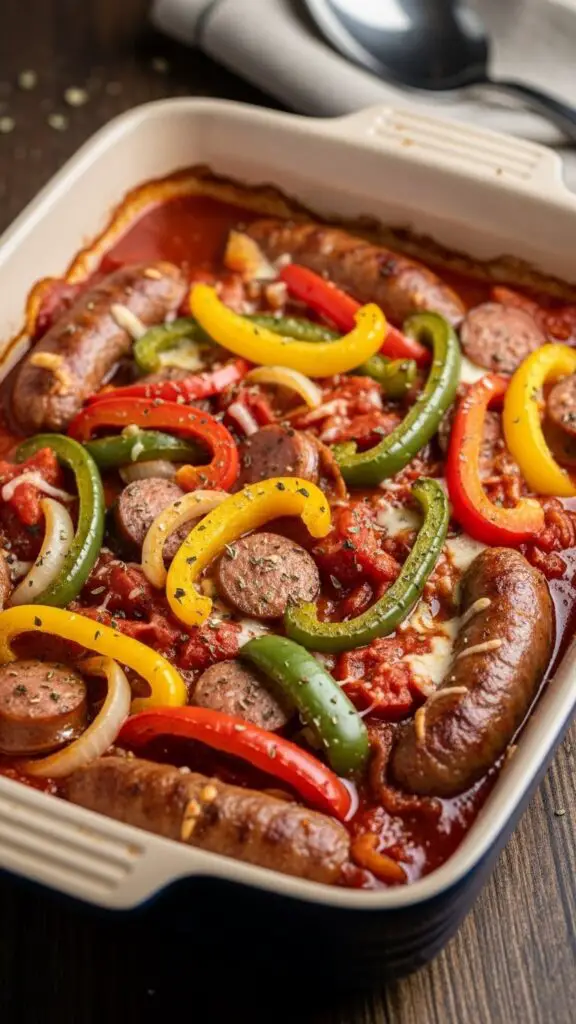 Dump-and-Go Sausage & Pepper Bake