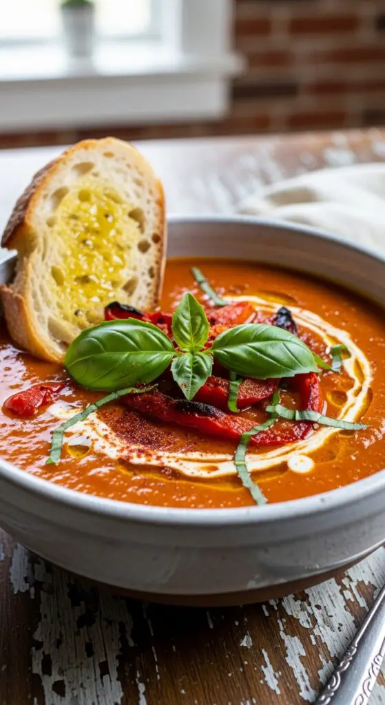 Fire-Roasted Tomato & Roasted Red Pepper Soup